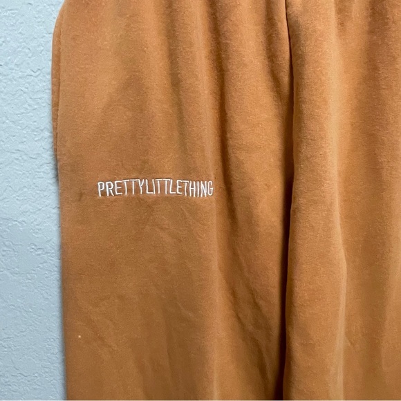 PrettyLittleThing Orange Elastic Waist Joggers W Pockets Small - Picture 2 of 8